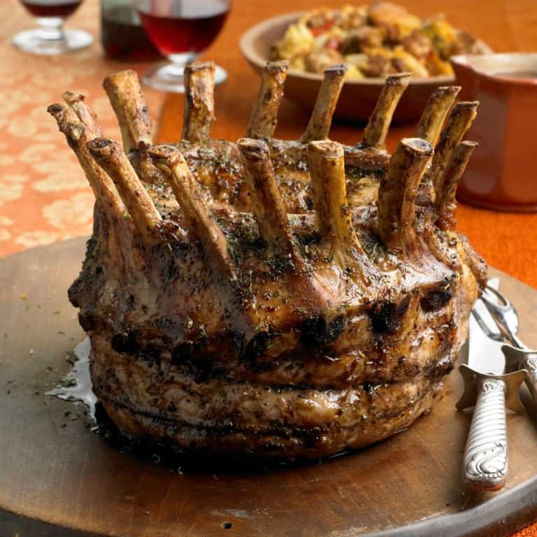 Pork Crown Rib Roast Uncooked Bill Kamp S Meat Market