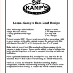 Leona Kamp's Recipe 