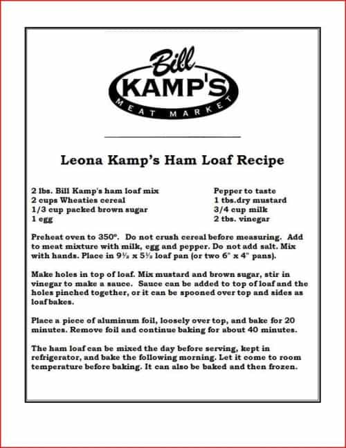 Leona Kamp's Recipe